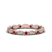 marquise-and-dot-stacked-wedding-band-ring-with-ruby-in-rose-gold-FD8641BGRUDR-NL-RG.jpg